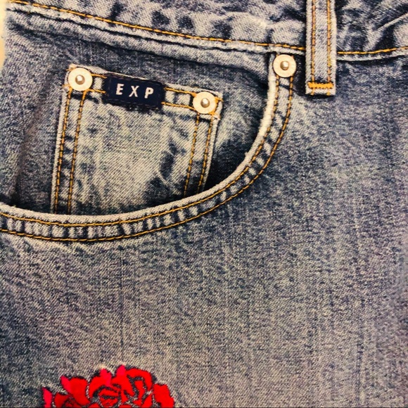 Women’s Express Bleus Vintage Denim Skirt 28W 🌹! - Picture 7 of 8